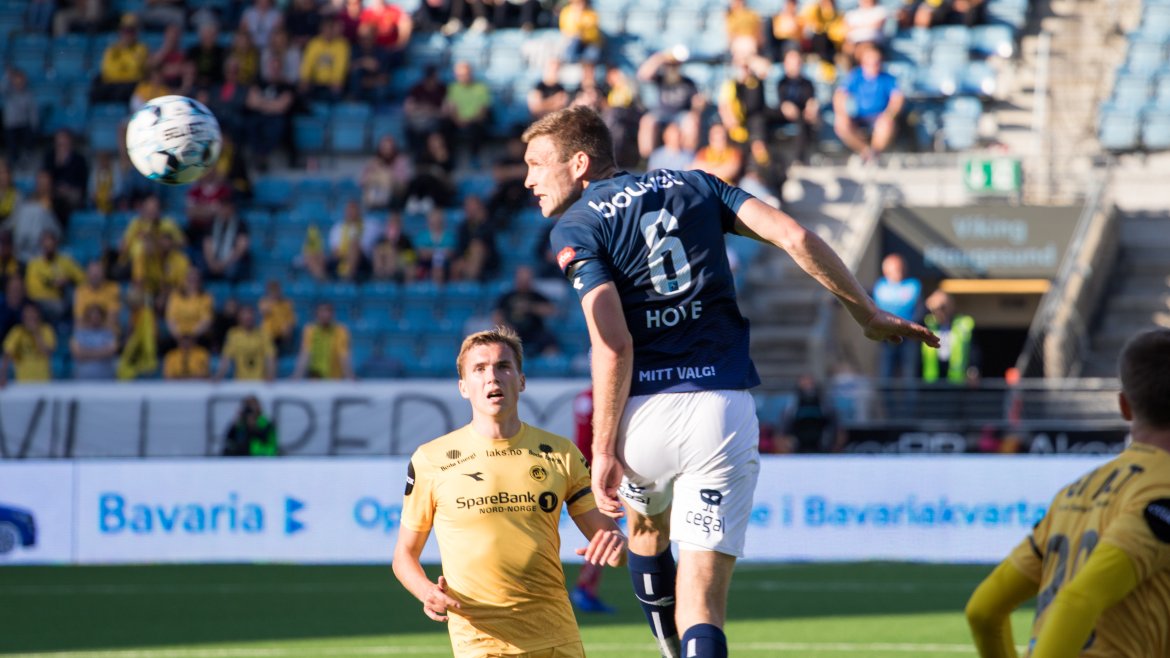 Viking - Bodø/Glimt, Runar Hove. Foto: Sander Selsvik Jacobsen