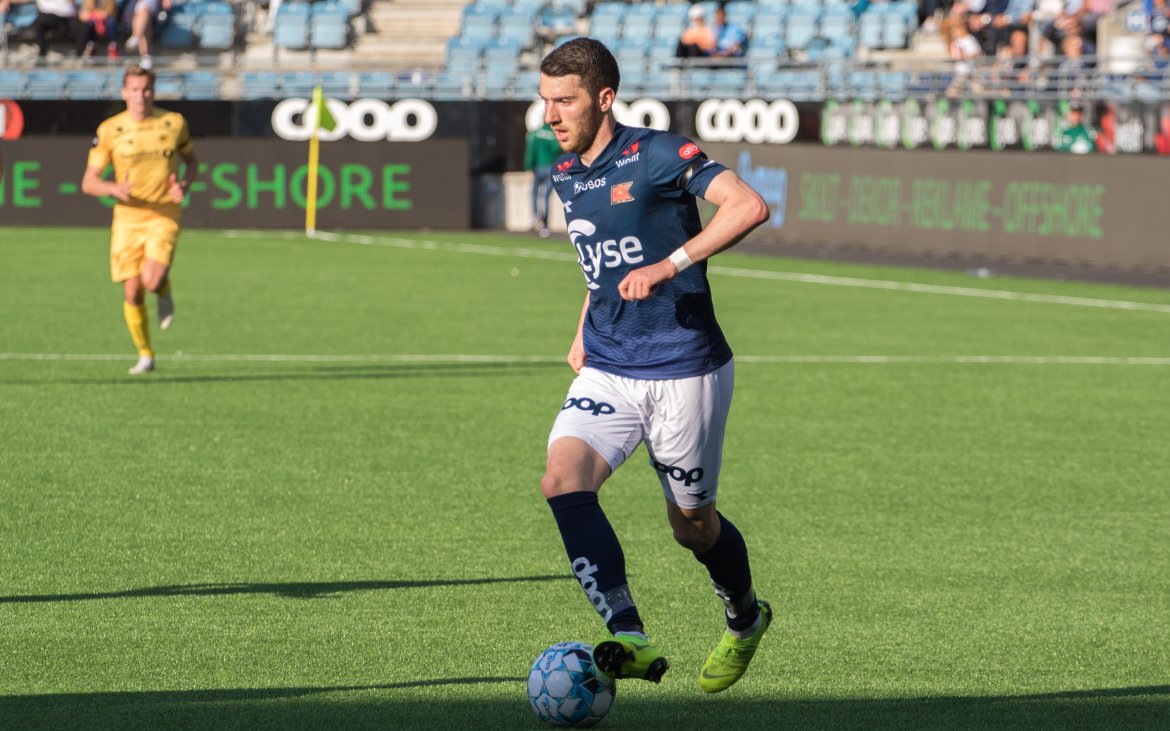 Viking - Bodø/Glimt, Zymer Bytyqi. Foto: Sander Selsvik Jacobsen