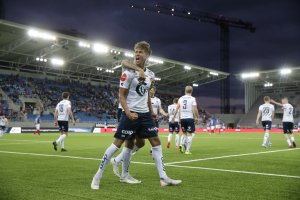 Scoret med et kanonskudd mot Vålerenga i 2019. Foto: NTB scanpix