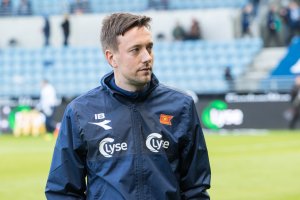 Ian Burchnall før møtet med Rosenborg