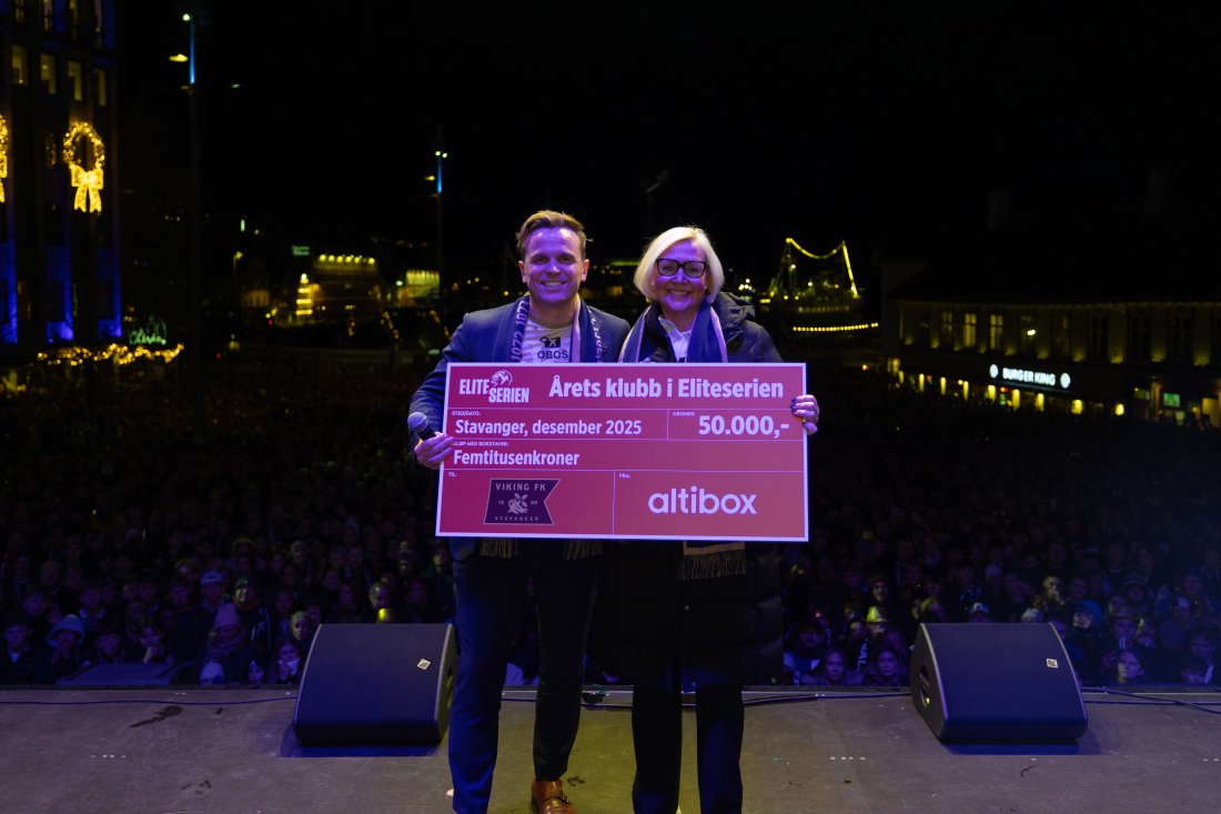 <strong>I den forbindelse mottok Viking Fotball en sjekk på 50 000 kroner. Dette beløpet ble donert videre til Kreftomsorg Rogaland.</strong>