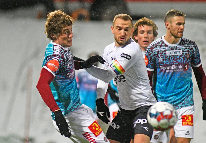 Veton Berisha jaktet mål nummer 23. Foto: Rune Stoltz Bertinussen / NTB