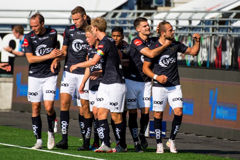 Veton Berisha kunne juble etter sesongens første scoring. Foto: Carina Johansen / NTB scanpix