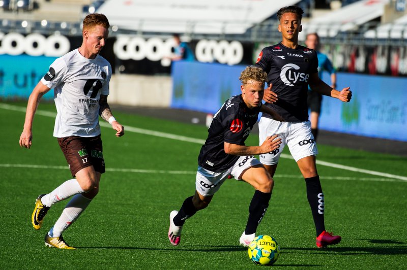 Sondre Auklend hadde god grunn til å være fornøyd med egen innsats etter onsdagens kamp. Foto: Carina Johansen / NTB scanpix