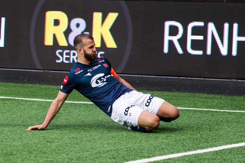 Zlatko Tripic jubler etter å ha satt inn 2-0. Foto: Carina Johansen / NTB Scanpix