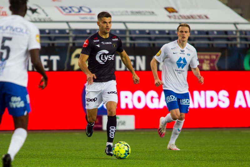 Viking og Ylldren Ibrahimaj hadde en god dag på jobben søndag kveld. Foto: Carina Johansen / NTB scanpix
