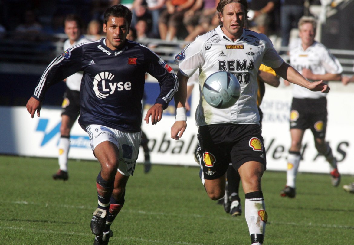 Pappa Pereira bekledde venstrebacken den gang. Søndag er det trolig sønnen hans som spiller i den posisjonen. Foto: NTB scanpix