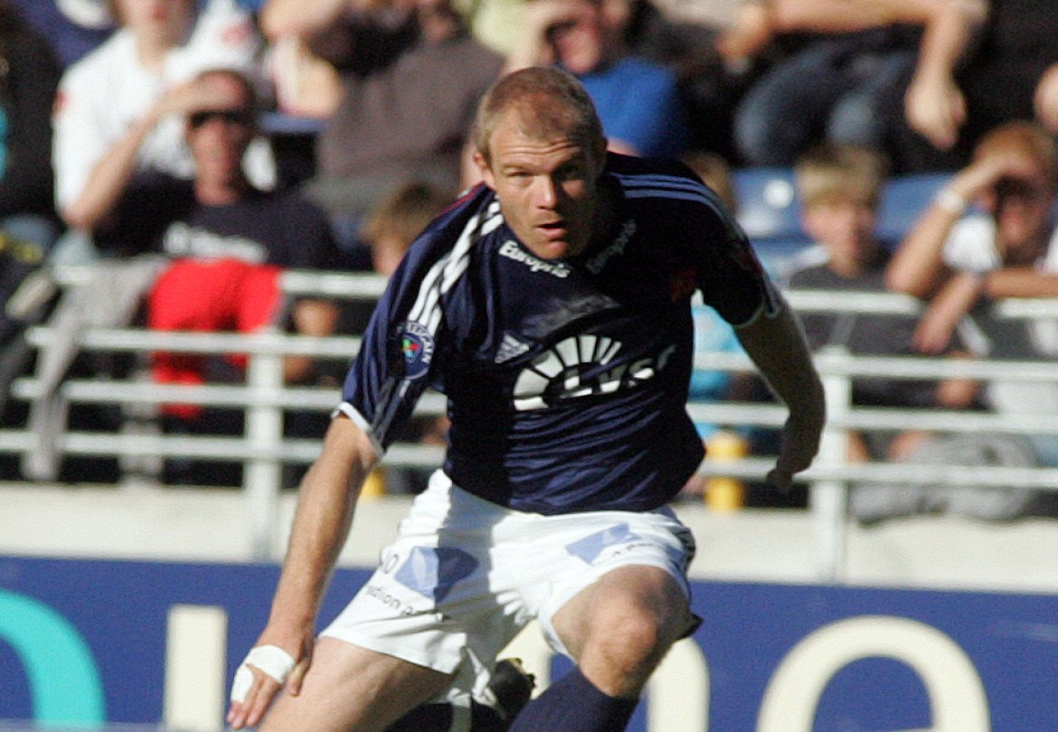Egil Østenstad ble toppscorer i Viking i 2005. Han la opp etter sesongen. Mot RBK satte han inn reduseringen. Foto: NTB scanpix