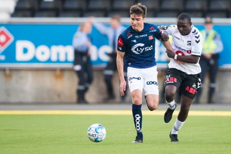 Sondre Flem Bjørshol og Viking-forsvaret har vært solide i de to første hjemmekampene denne sesongen. Foto: Trond Reidar Teigen / NTB scanpix
