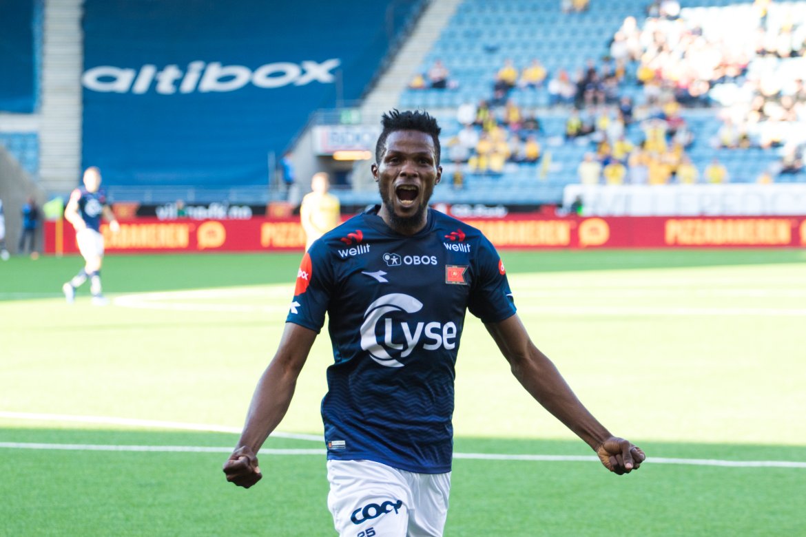 Viking - Bodø/Glimt, Usman Sale. Foto: Sander Selsvik Jacobsen