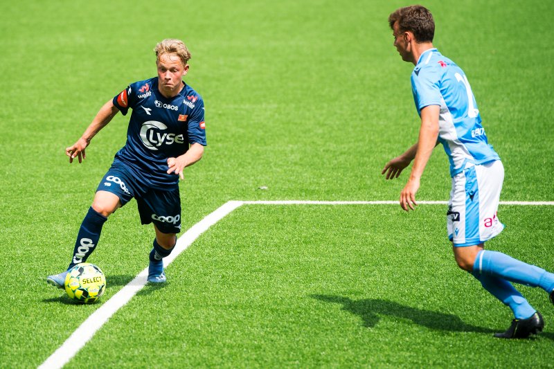 Sondre Auklend fant lagkameratene i gode posisjoner gang på gang, og fikk seg også en målgivende. Foto: Carina Johansen / NTB scanpix