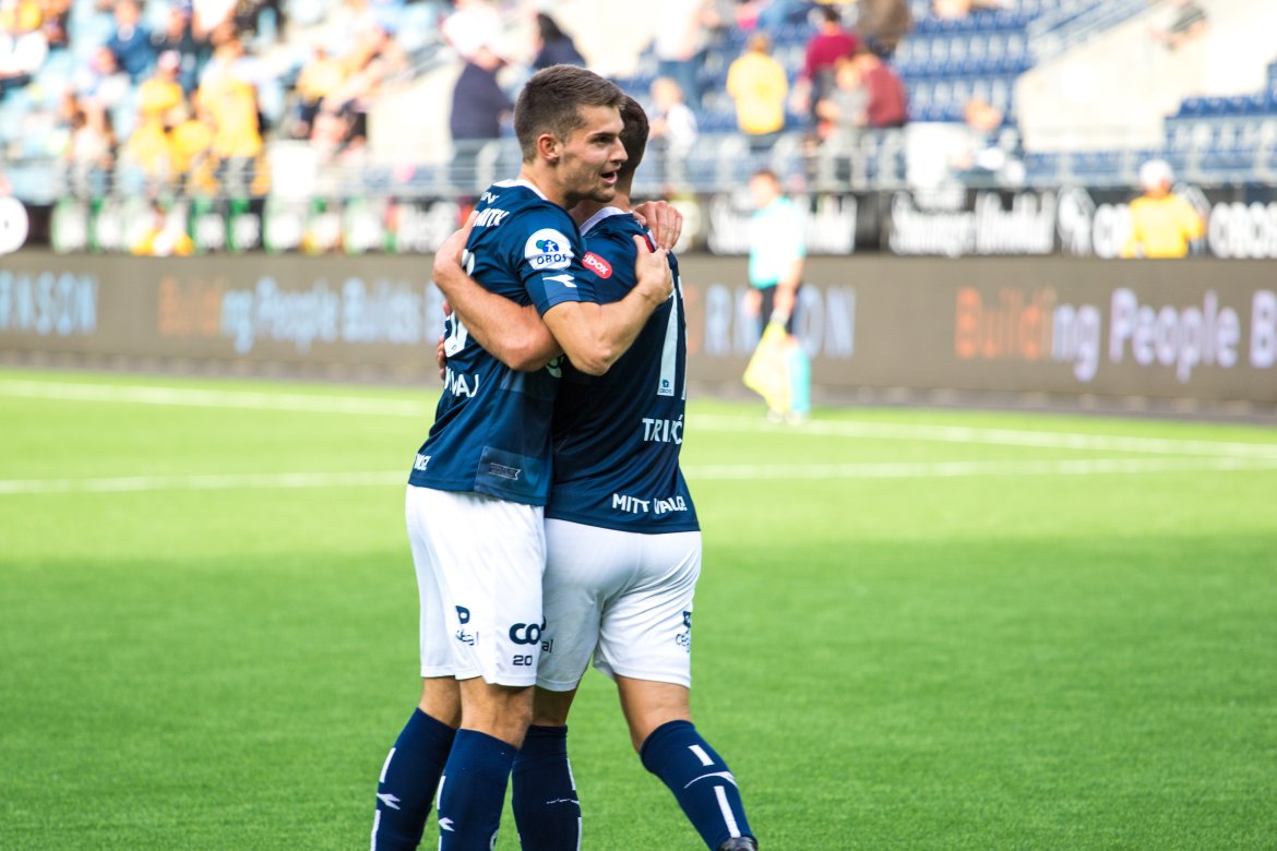 Viking - Levanger, Ylldren Ibrahimaj og Zlatko Tripic. Foto: Sander Selsvik Jacobsen