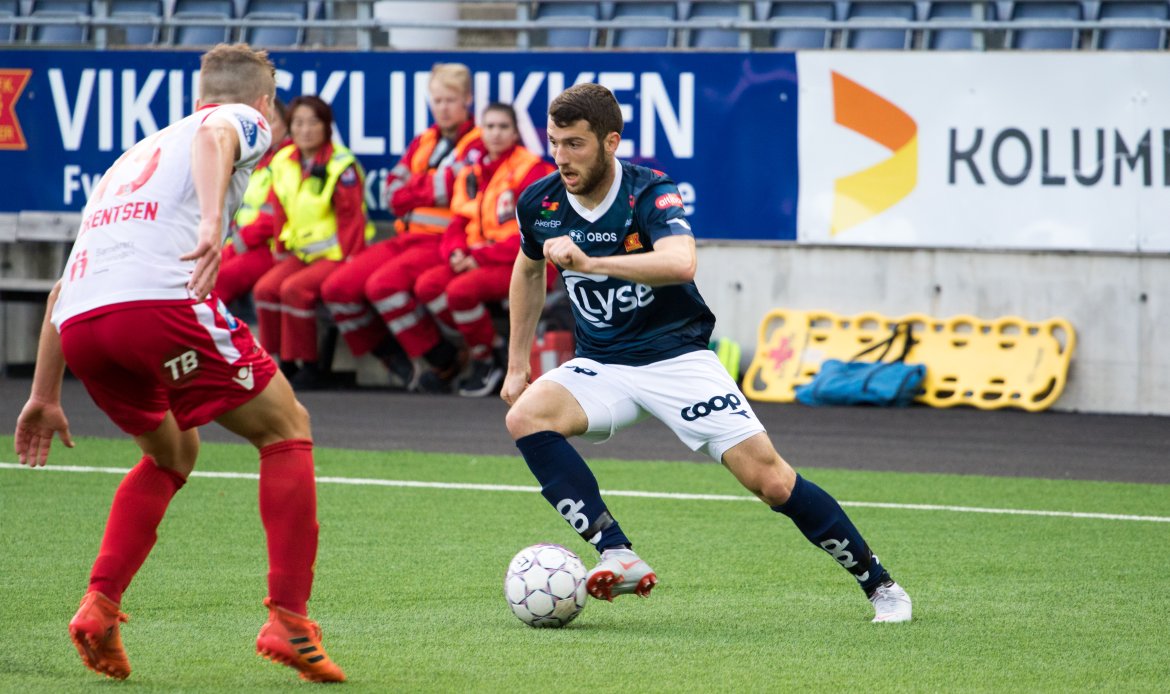 Viking - Levanger, Zymer Bytyqi. Foto: Sander Selsvik Jacobsen
