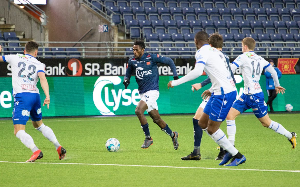 Viking - Haugesund. Usman Sale. Foto: Sander Selsvik Jacobsen
