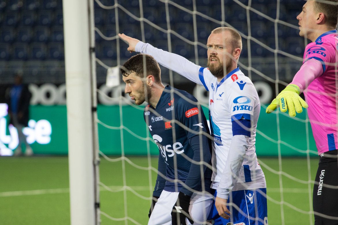 Viking - Haugesund. Zymer Bytyqi og Christian Grindheim. Foto: Sander Selsvik Jacobsen
