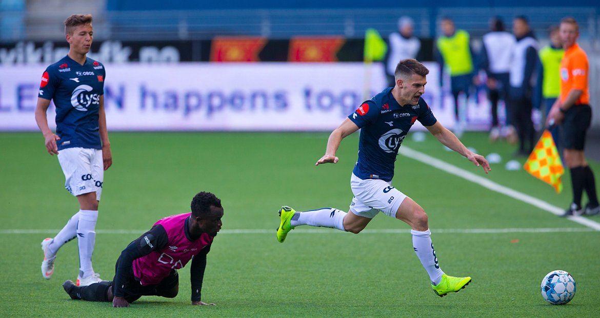 Viking - Vålerenga. Ylldren Ibrahimaj. Foto: Tore Fjermestad