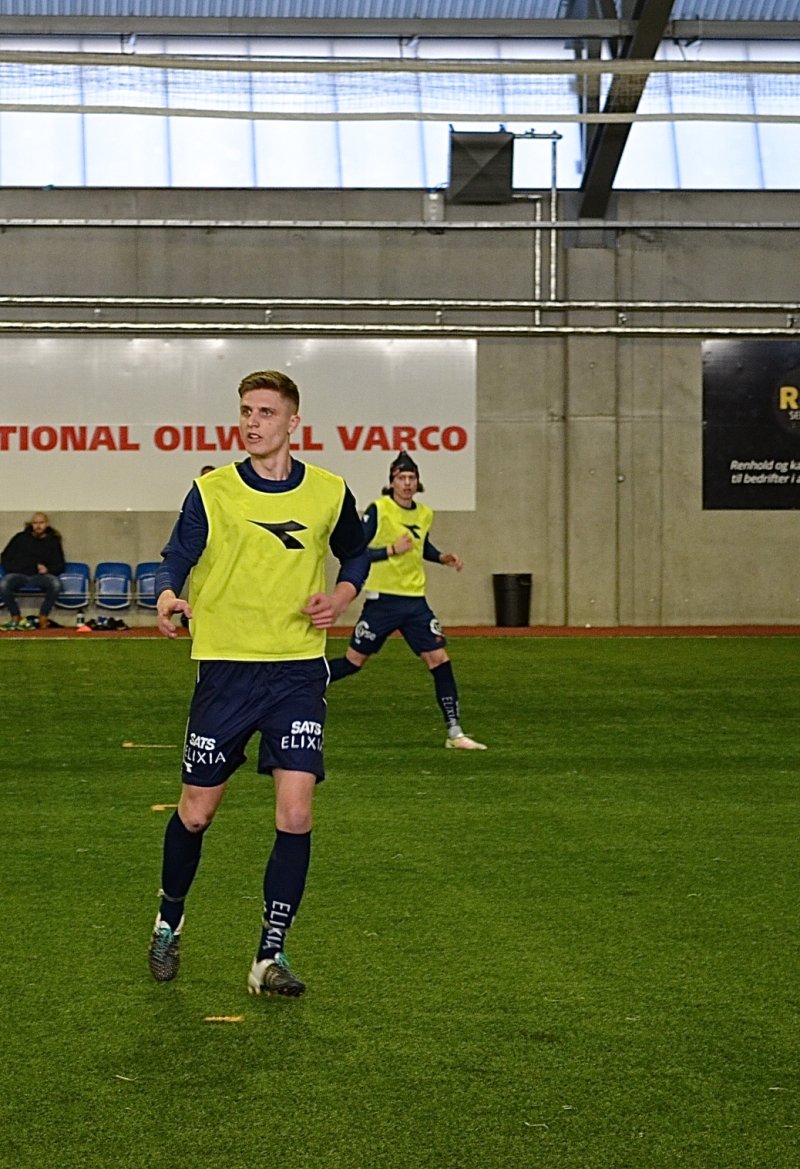 Michael Ledger på dagens trening