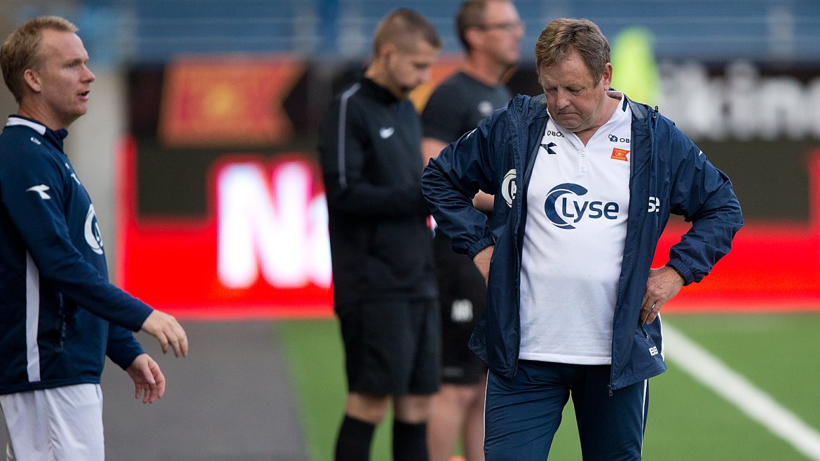 Viking - Ranheim. Berntsen innser at det kun blir ett poeng idag. Foto: Tore Fjermestad