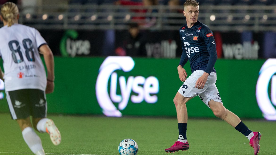 Viking - Strømsgodset. Sámuel Fridjónsson.  Foto: Tore Fjermestad