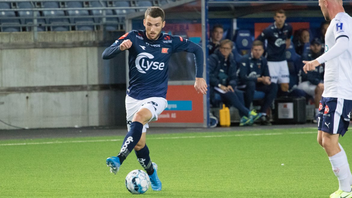 Viking - Strømsgodset, Zymer Bytyqi. Foto: Sander Selsvik Jacobsen