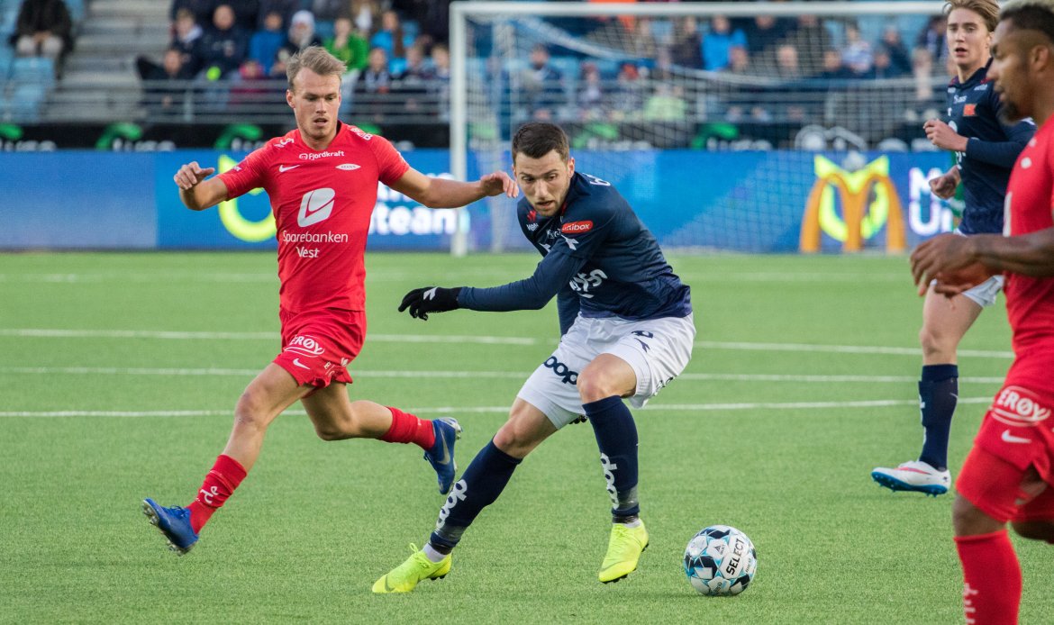 Viking - Brann, Zymer Bytyqi. Foto: Sander Selsvik Jacobsen