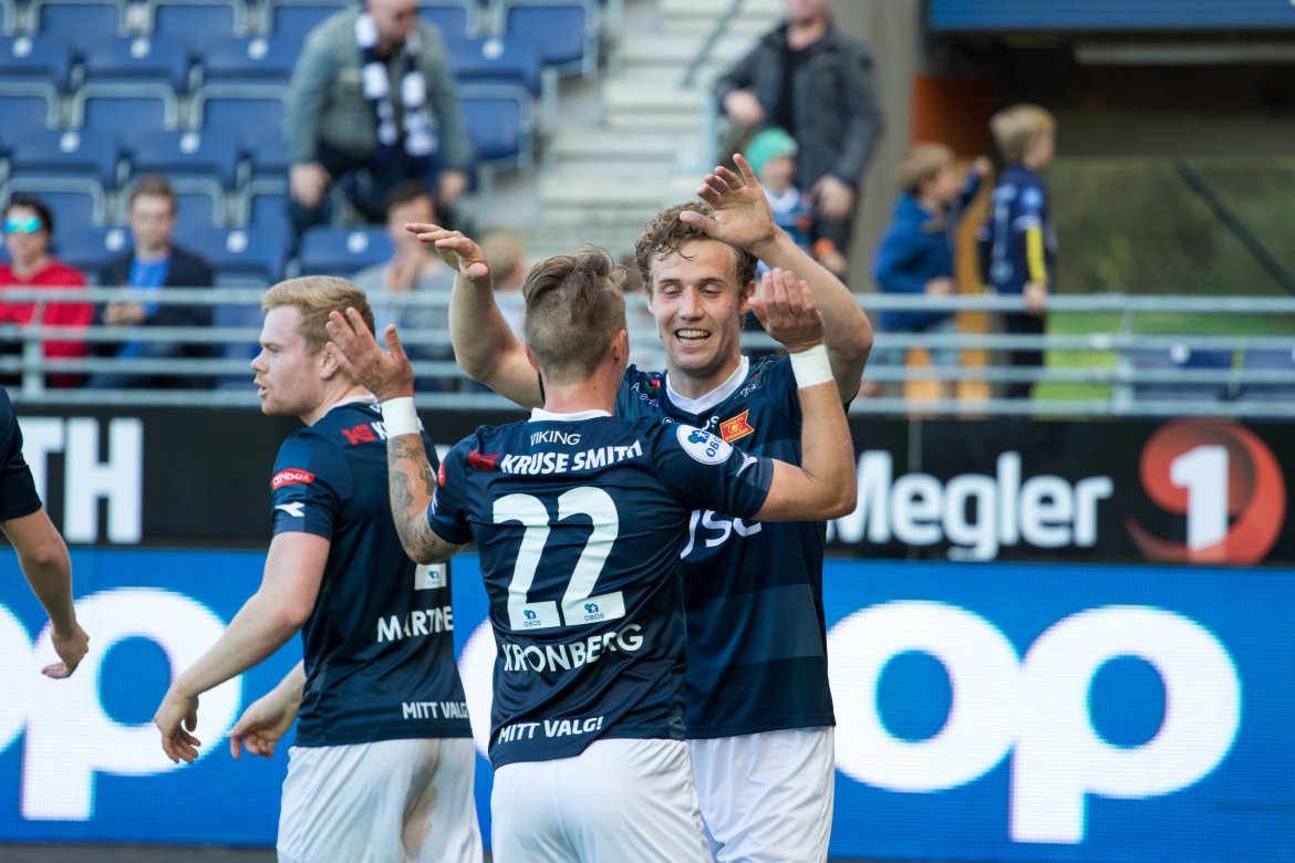 Viking - Notodden 3-1, Claes Kronberg og Fredrik Torsteinbø. Foto: Sander Selsvik Jacobsen