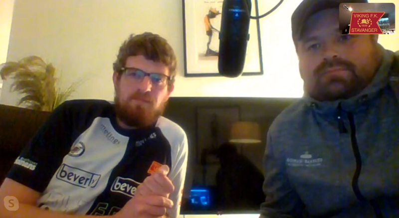 Supporterne Roar Åkerlund og Rune Edvardsen var med på Skype og kunne fortelle at de hadde flere sprell på gang til sesongen som kommer.