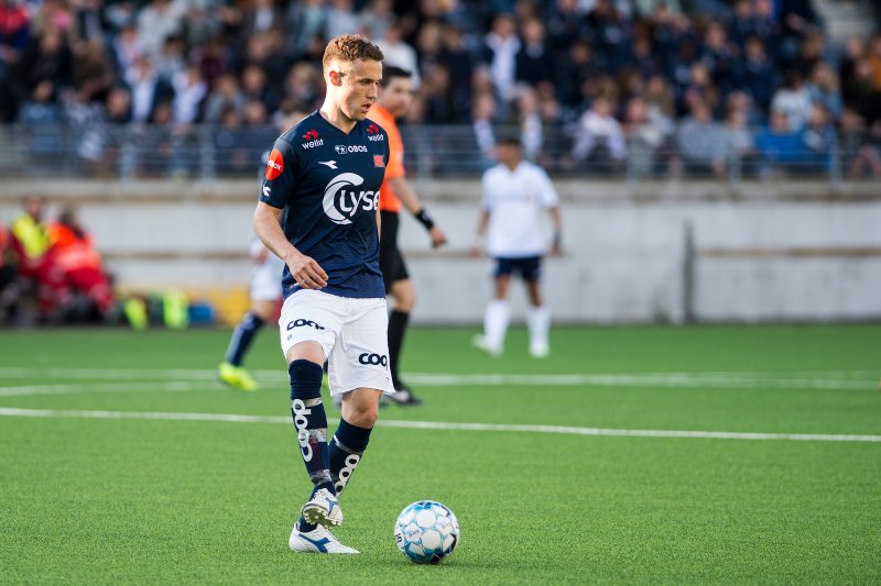Fredrik Torsteinbø greide seg bra i sin første kamp som høyreback. Foto: Carina Johansen / NTB Scanpix