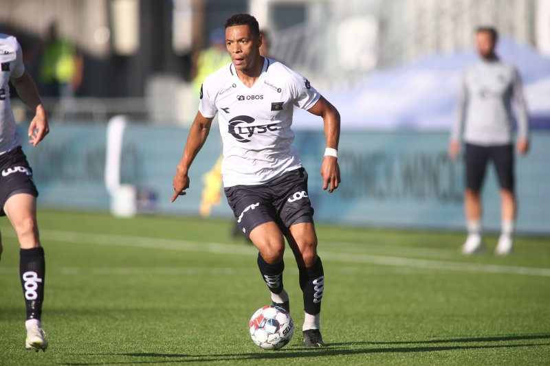 Kevin Kabran kom inn i pausen og bidro umiddelbart i andre omgang. Foto: Christoffer Andersen / NTB