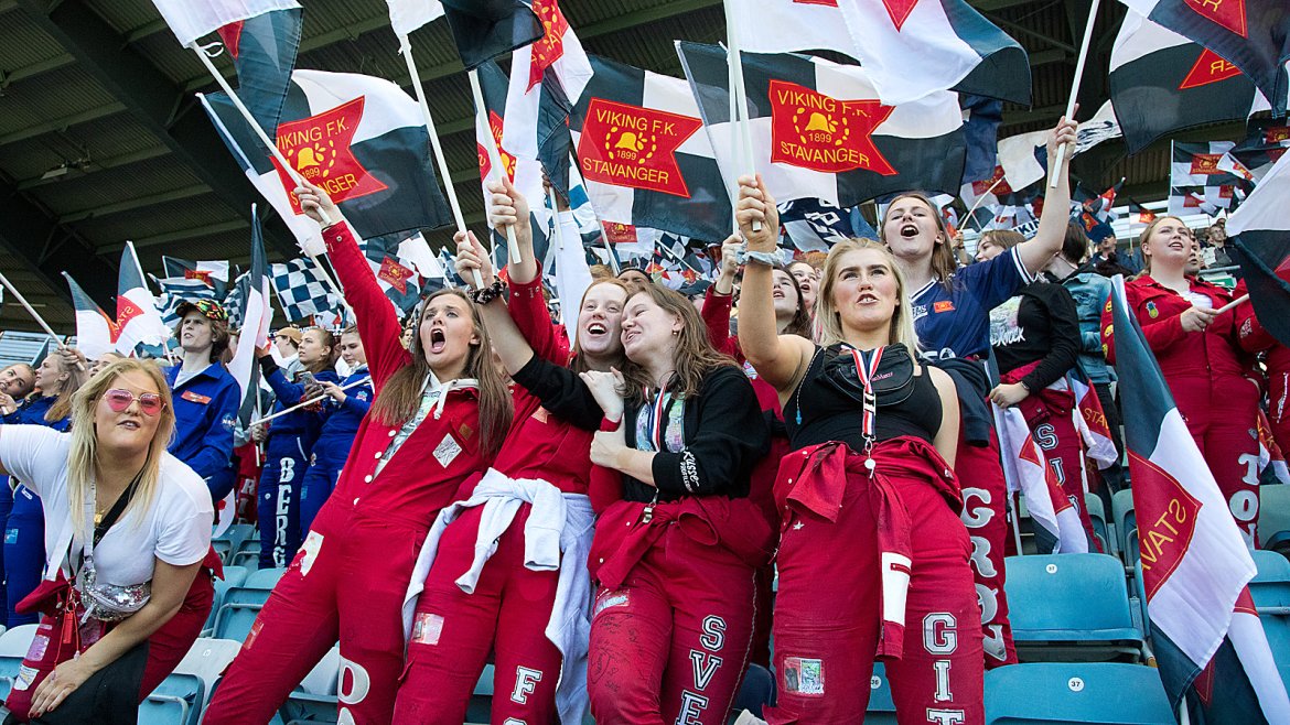 Viking - Stabæk. Russen er med. Foto: Tore Fjermestad