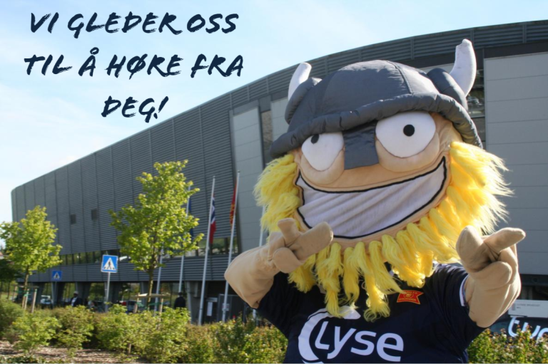 vi gleder oss til å høre fra deg