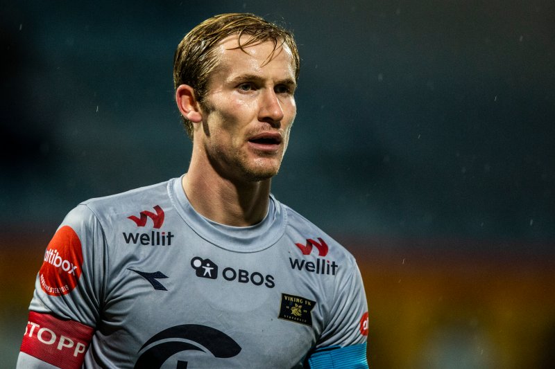 Viljar Helland Vevatne var nærmest scoring av viking-spillerne. Foto: Trond Reidar Teigen / NTB