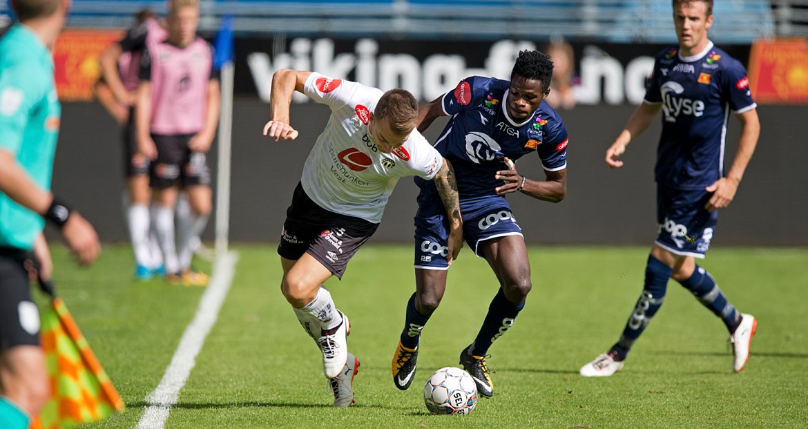 Viking - Sogndal. Usman Sale. Foto: Tore Fjermestad