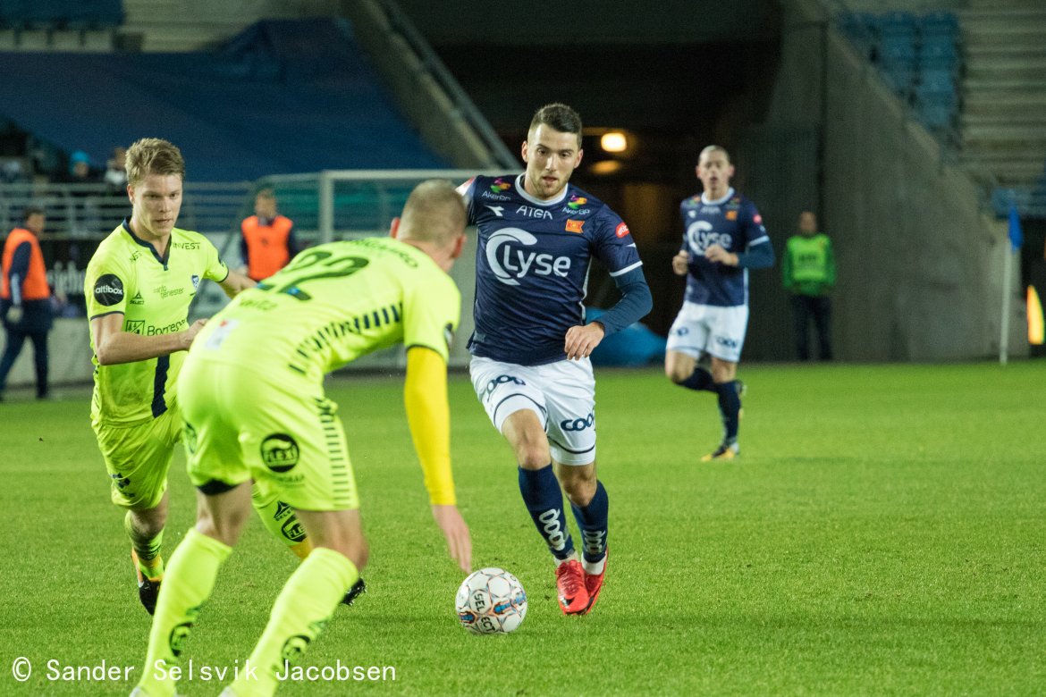 Viking - Sarpsborg 08 2-1, Zymer Bytyqi. Foto: Sander Selsvik Jacobsen