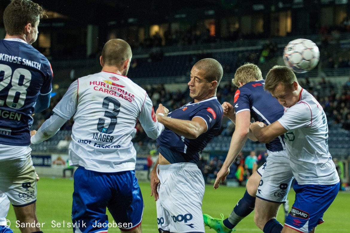 Viking - Vålerenga, Nordvik scorer for Viking. Foto: Sander Selsvik Jacobsen